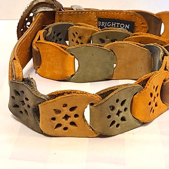 Vintage Brighton Leather Belt Size XL - Picture 4 of 5